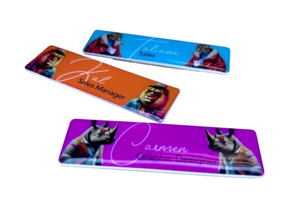 Domed Name Badge (Pin Back) - Image 3