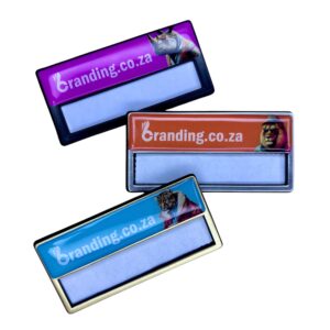 Domed Reusable Name Badge (Pin Back)