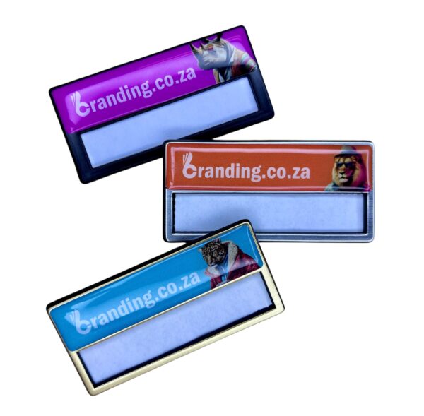Domed Reusable Name Badge (Magnet Back)